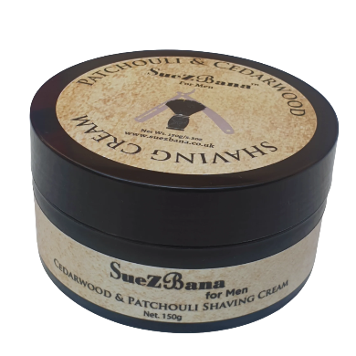 Shaving Cream For Men  Cedarwood & Patchouli  150g