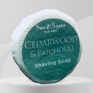 Shaving Soap with Cedarwood  & Patchouli 100g  Suezbana.