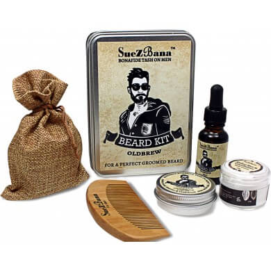 Beard Grooming Kit Gift Sets Organic Oldbrew