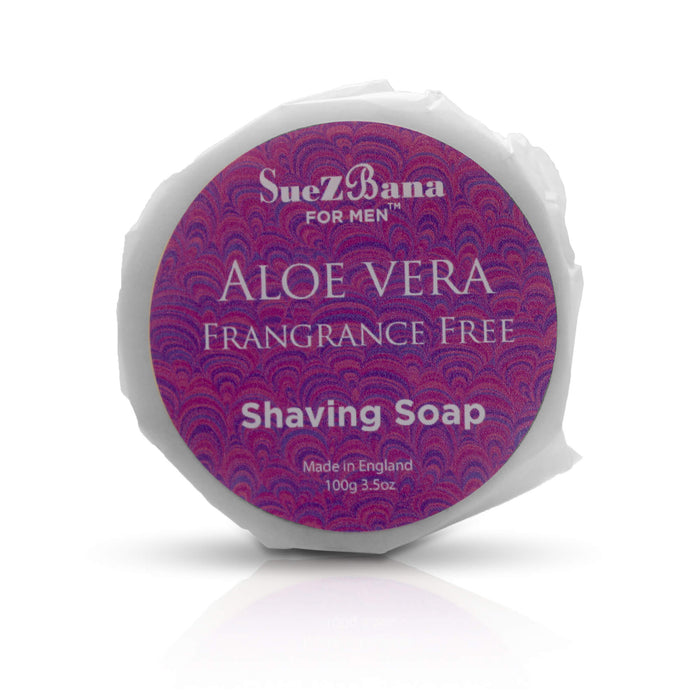 Shaving Soap  UK Fragrance Free  With Aloe Vera