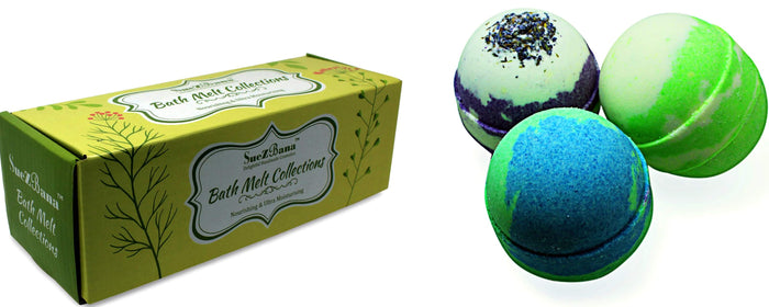 Bath Melts Collection Set of 3 With Organic Butters